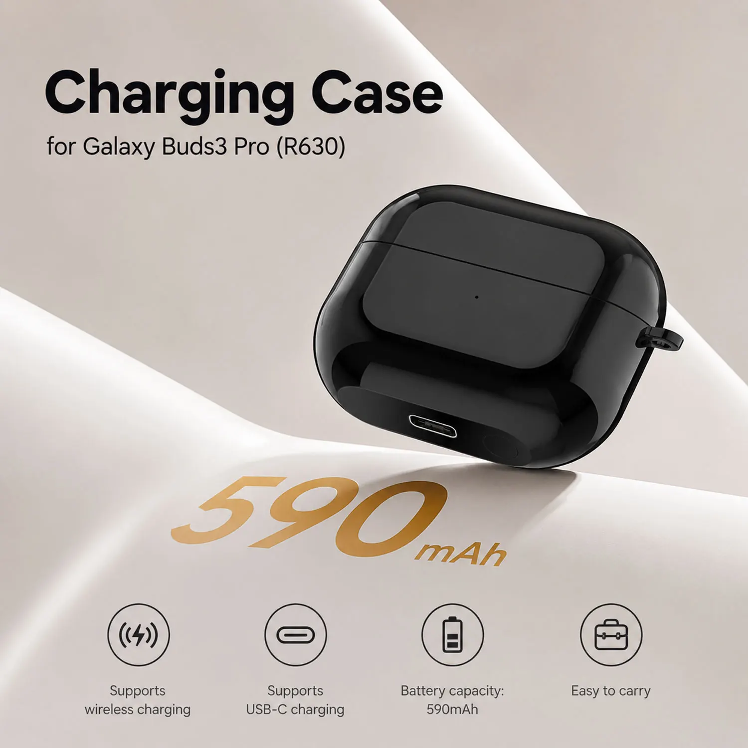 รูปสินค้า แท่นชาร์จหูฟังไร้สาย Galaxy Buds Pro ชาร์จเร็ว ใช้งานง่าย