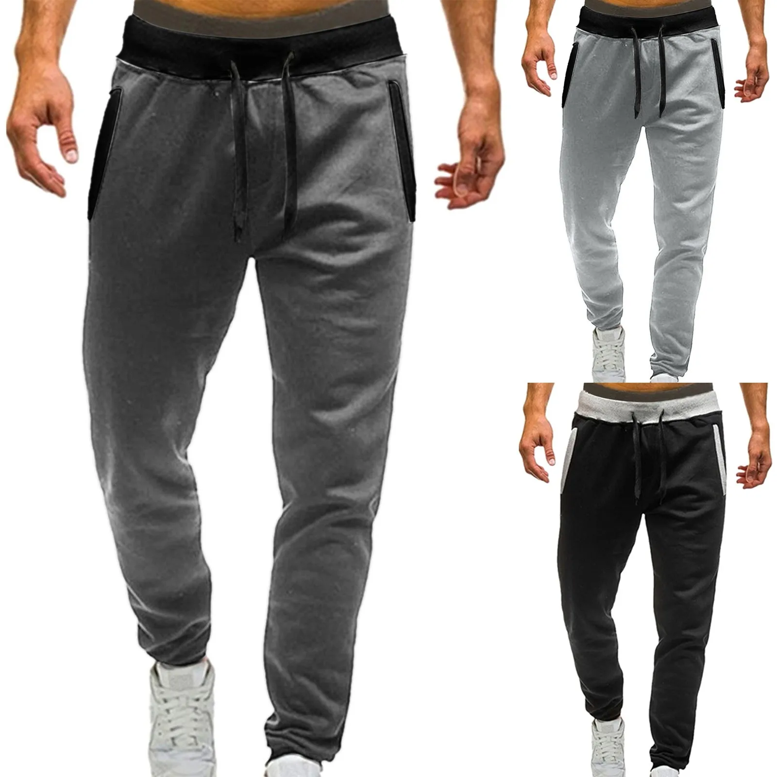 

Men Casual Sports Pants Running Workout Jogging Long Pants Gym Sport Trousers for Men Jogger Sweatpants Men Clothing