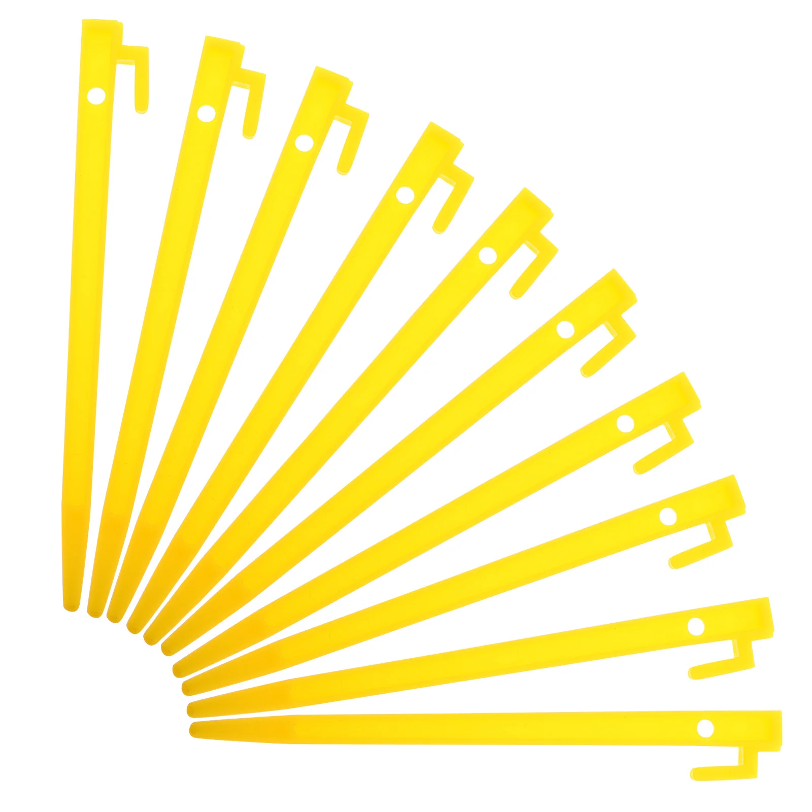 10 Pcs Tent Pegs Rv Camping Gear Ground Stakes Replaceable Nails Canopy Anchors Lawn Tools Scooter Accessories Garden Netting