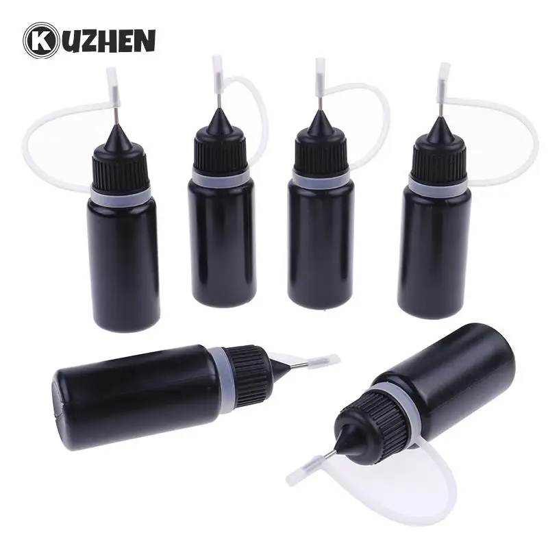 빈 플라스틱 압착식 액체 점적기 충전 병, 전자 주스 바늘 기화기 향수 병, 10 ml, 30ml, 1 개, 5 개, 10 개, 10 개