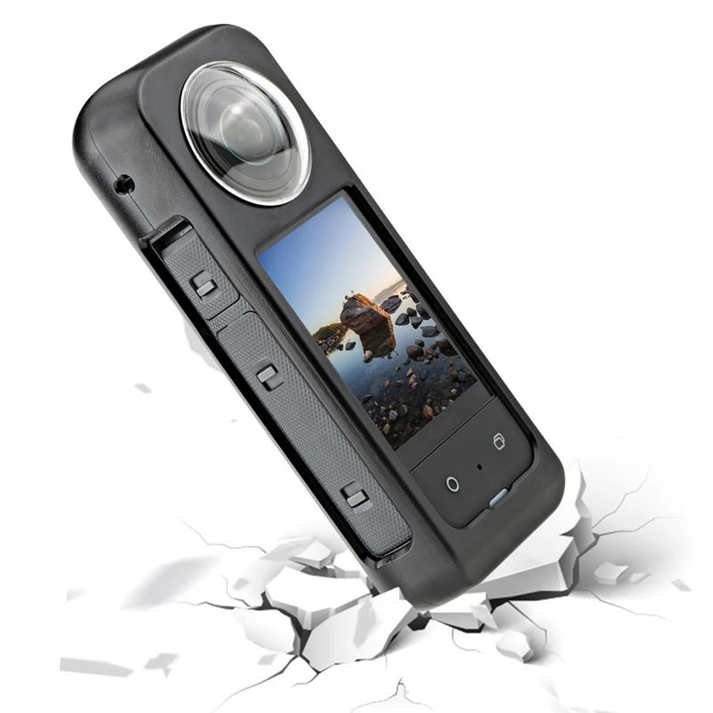 Insta 360 One X3 용 금속 토끼 케이지, 충격 방지 보호 케이스, 프레임 액세서리 인터페이스, 알루미늄 합금 쉘 케이스