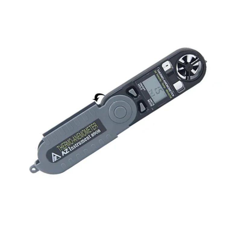 AZ-8908 AZ8908 디지털 3-In-1 포켓 열풍속계(풍속, 온도.풍속)