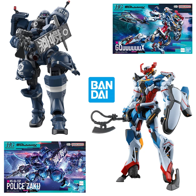 Bandai HG 1/144 Police Zaku Action Figures Mobile Suit
