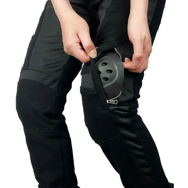 새로운 모토크로스 바지 여성용 모토 야외 라이딩 청바지 보호 장비가 포함된 오토바이 바지 낙상 방지 카수아