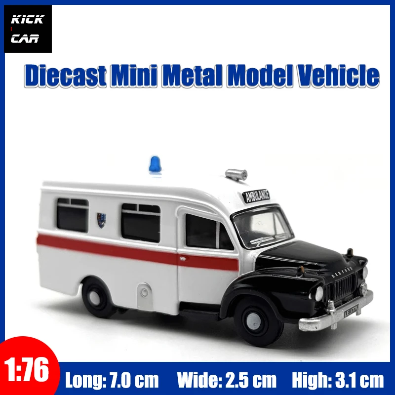 

OXFORD 1/76 J1 ambulance Car Alloy Model Car Alloy Classical Car Toy Racing Vehicle Collection Toy Gifts
