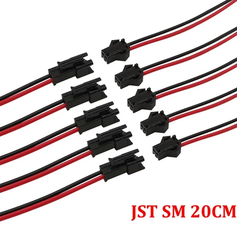 5 คู่ Mini 2Pin 1.25 มม./PH 2.0 มม./XH 2.54 มม./SM JST ชายปลั๊กแจ็คซ็อกเก็ต DIY สายไฟ Terminal สายเชื่อมต่อ 1