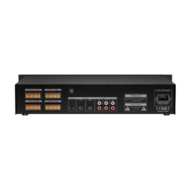 SD USB MP3 플레이어 및 FM 포함 공개 주소 Pa 시스템 앰프, 5 존 350 와트