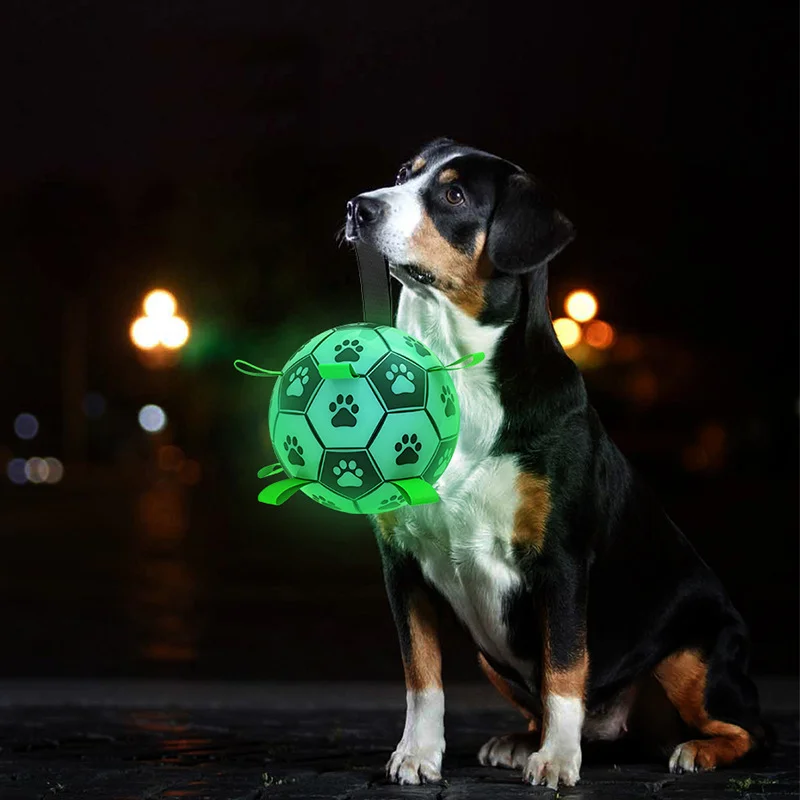 Interactive Soccer Ball Dogs Small Dog Soccer Ball Luminous Dog