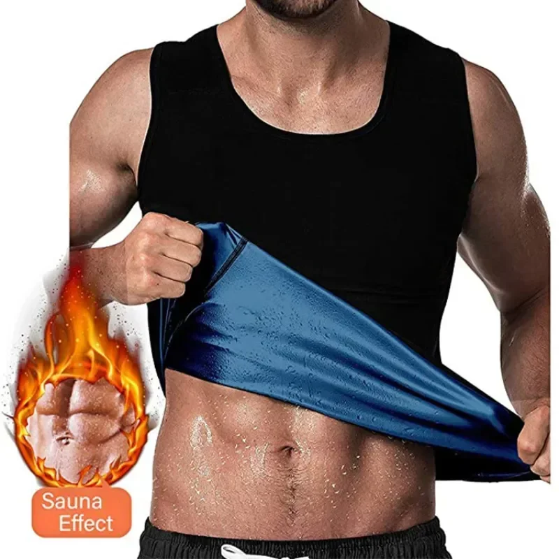 

Sauna Belly Top Waist Corset Gym Men Body Underwear Sweat Tank Neoprene Shapers Vest Trainer Fat Shapewear Slimming Control Burn