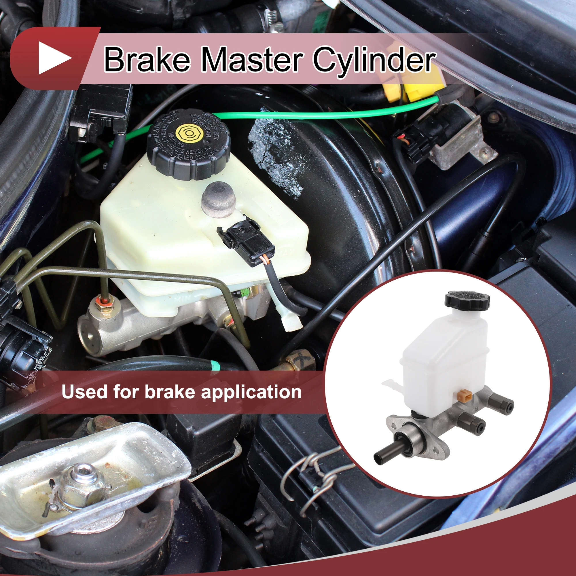UXCELL Brake Master Cylinder With Reservoir No.585102H000 for Hyundai Elantra 2006 2007 2008 2009 2010
