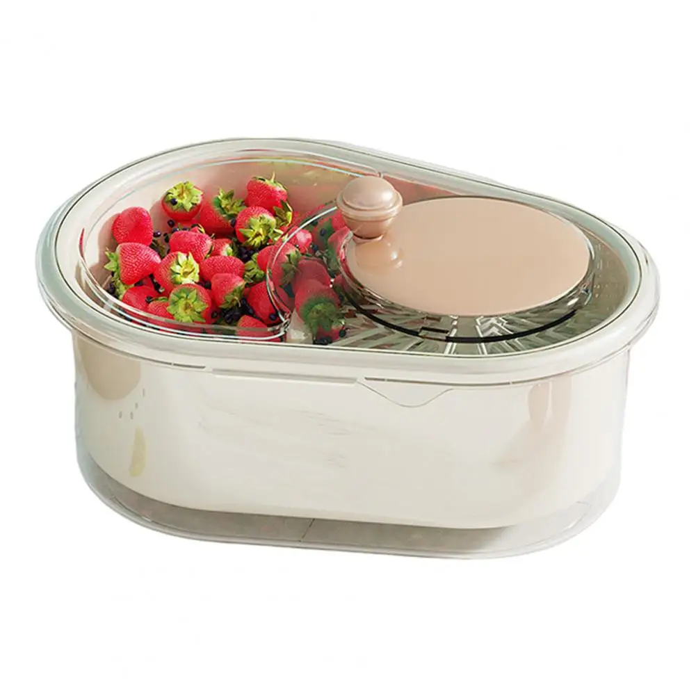 Fruit Runner Efficient Fruit Vegetable Washer with Capacity Spinner Bowl Detachable Brush Drain Basket for Easy Fruit Cleaner 6