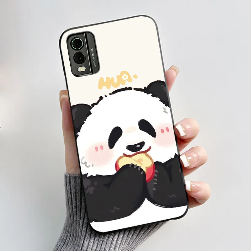 Astronaut Pattern Shockproof Black Jelly Case with Soft Bumper Cover