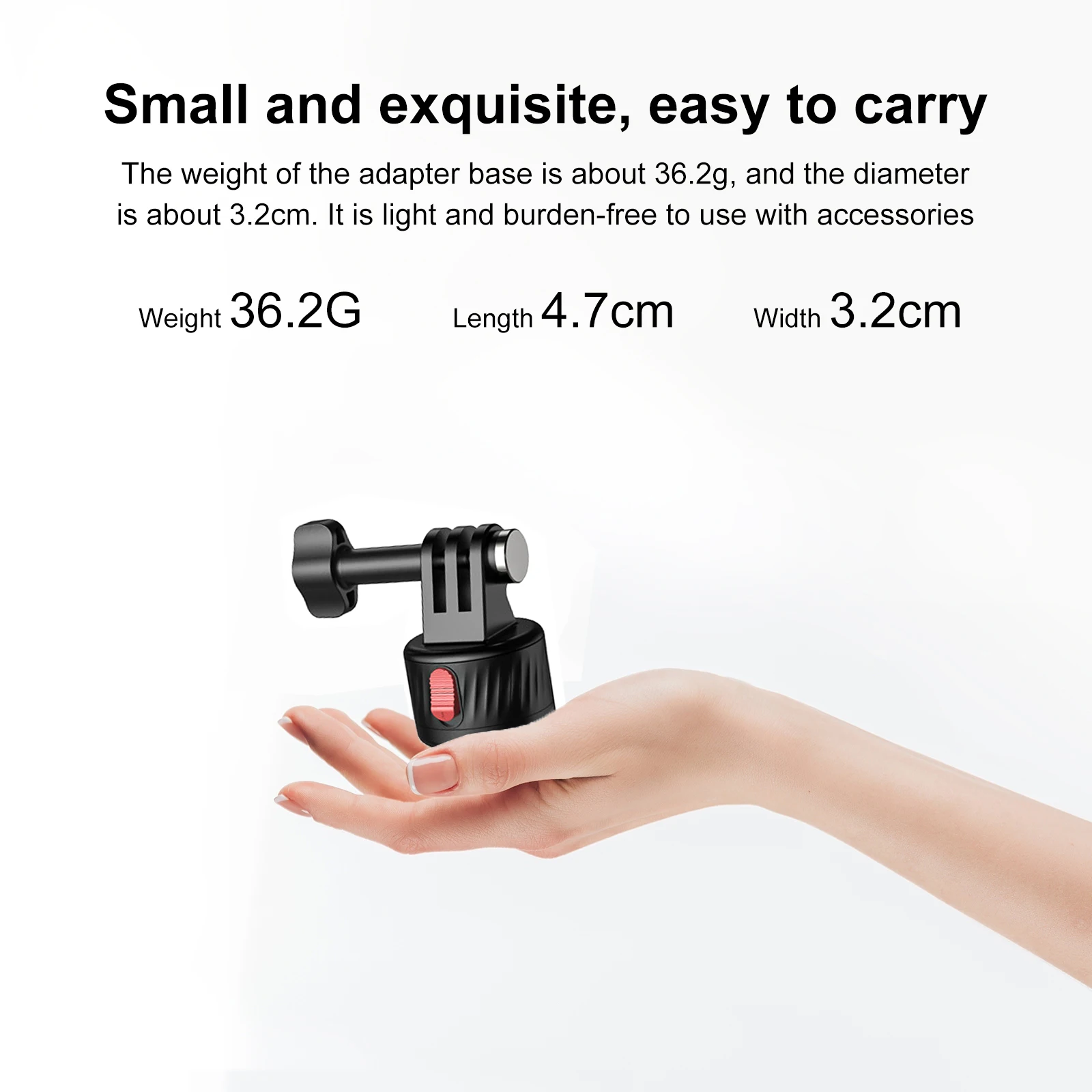 Magnetic Suction Adapter Tripod Adapter Quick Release Compatible with GoPro11/10/9/8/7 Insta 360 AKASO DJI Action Camera