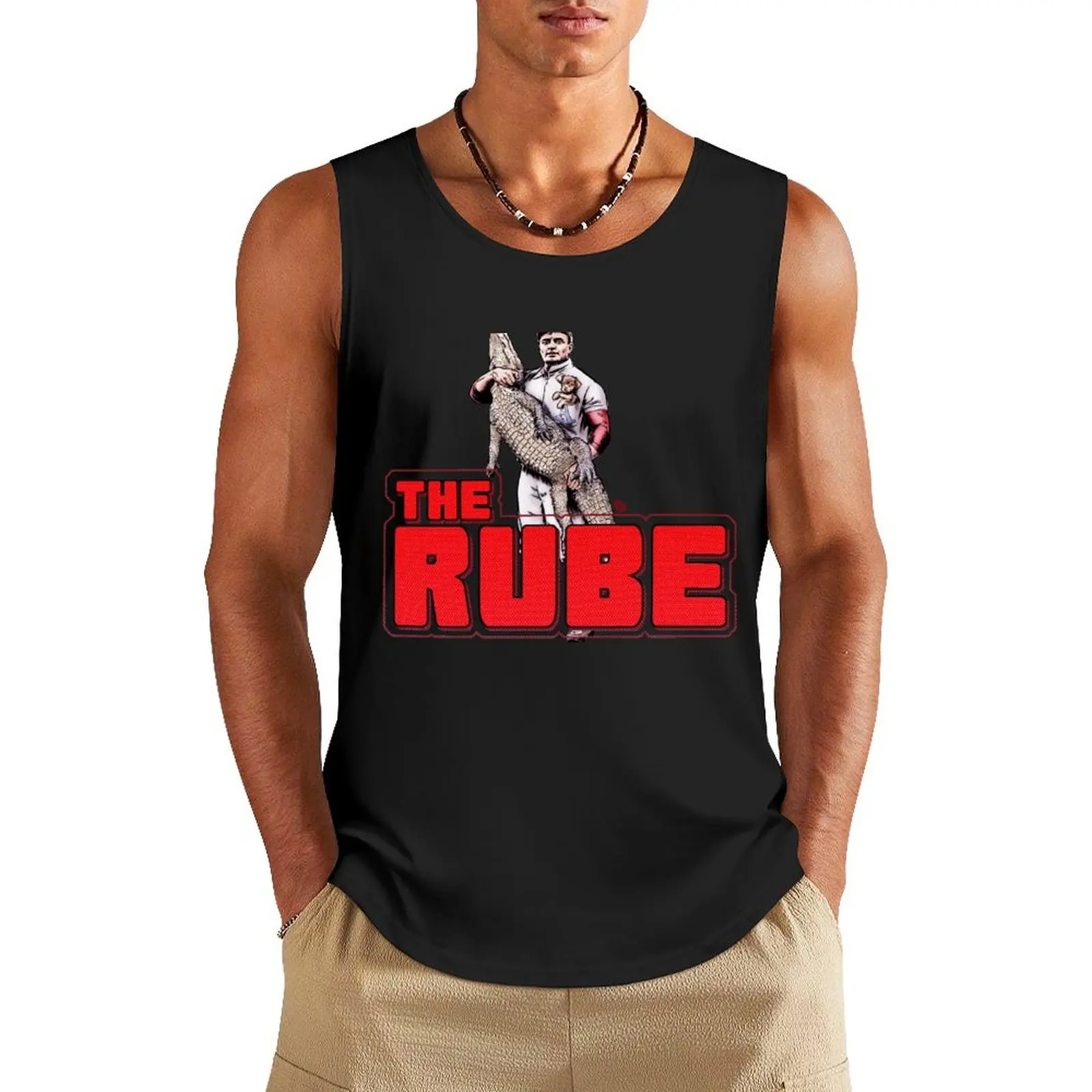 

DOLLOP - THE RUBE Tank Top bodybuilding t shirt gym t-shirts man Men's gym articles