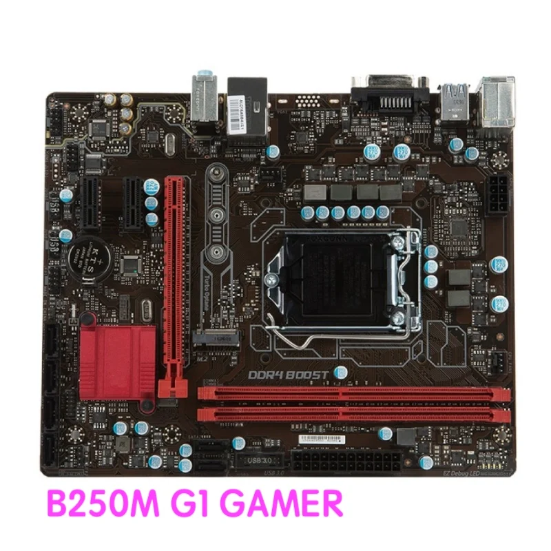 Adatto Per Scheda Madre Msi B250M G1 Gamer Lga 1151 Ddr4 Scheda Madre Micro Atx Testata Al 100% Ok Completamente Funzionante
