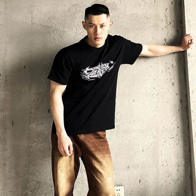 Punk Print T Shirt 4