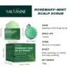 100g Rosemary Mint Scalp Scrub Deep Cleansing Refreshing Oil Control Rosemary Shampoo for Strengthens Hair Nourishing the Scalp 5