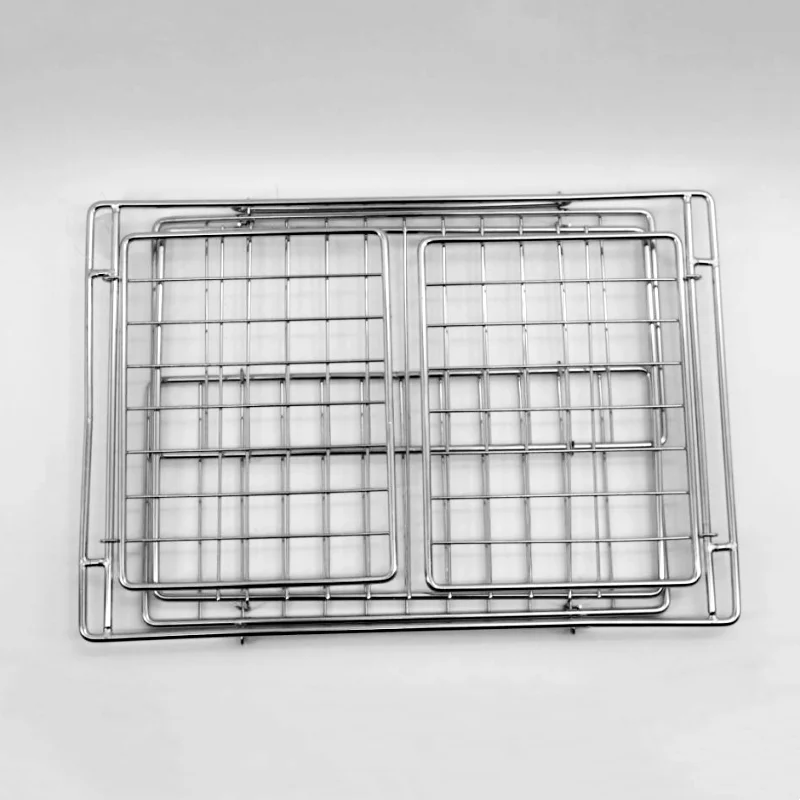 Description Picture 2 of itemFolding IGT 0.5 Unit Stainless Steel Storage Box Camping Lightweight Drain Basket Portable Outdoor Kitchen IGT Table Accessories