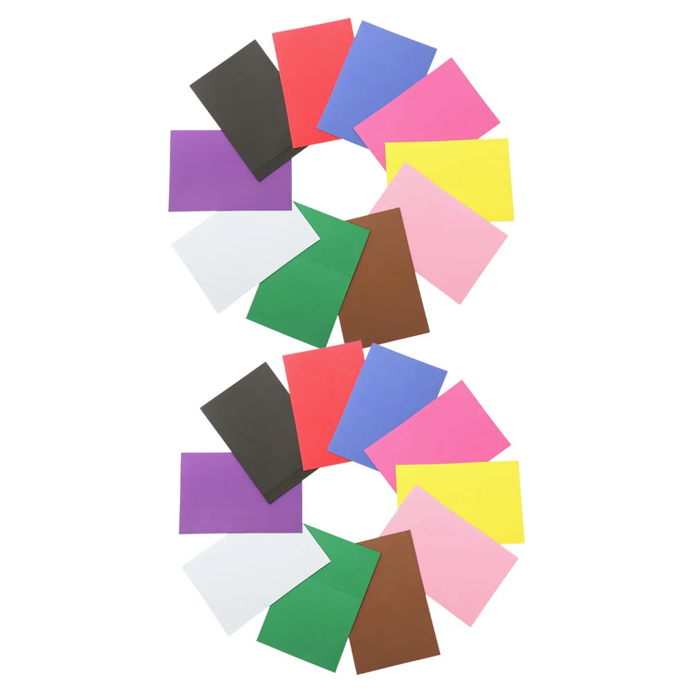 50 шт., цветные бумажные губки для творчества 50 шт милые цветные бумажные зажимы для бумаги
