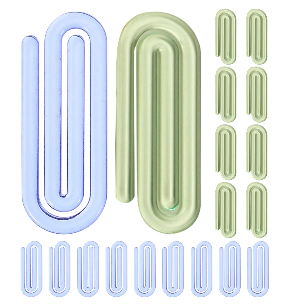 

50 Pcs Paper Clip Adorable Paperclips for Crafts Cartoon Decorative Jumbo Plastic Office Document File