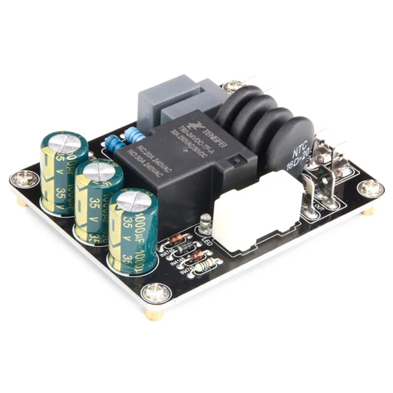 Monte 20a 1500w Fonte de Alimentação de Áudio Alta Potência Buffer Placa Partida Suave para Amplificador Alta Fidelidade