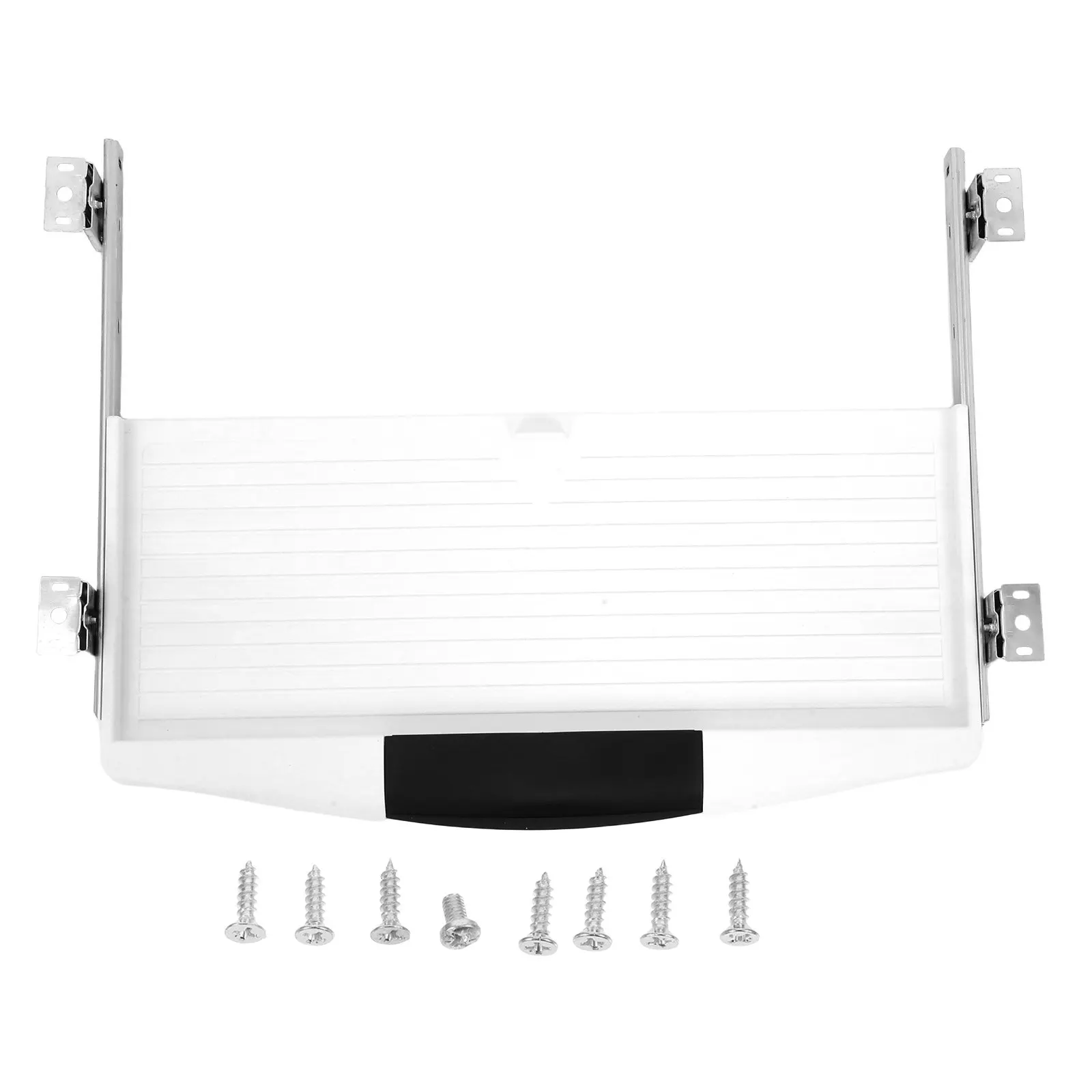 책상 아래 슬라이드 아웃 키보드 트레이, 인체공학적 ABS 데스크탑 정리함, 공간 절약형 풀아웃 키보드 홀더 (가정 및 사무실용)