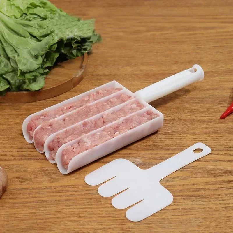 Cylinder Meatball Maker Pushing Balls No Stick Stuffed Poultry Scoop Meat Ball Food -grade Material Meat reusable Kitchen tool