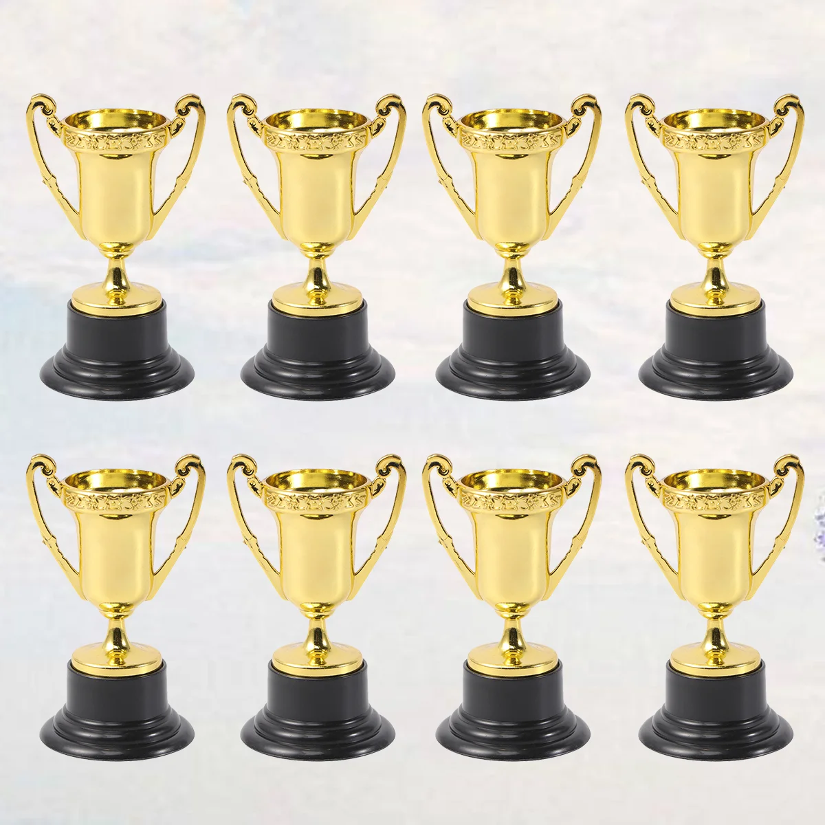 

Plastic Mini Trophy Student Sports Award Trophy with Base Reward Competitions Children Miniature Kids Toys for Game Kindergarten