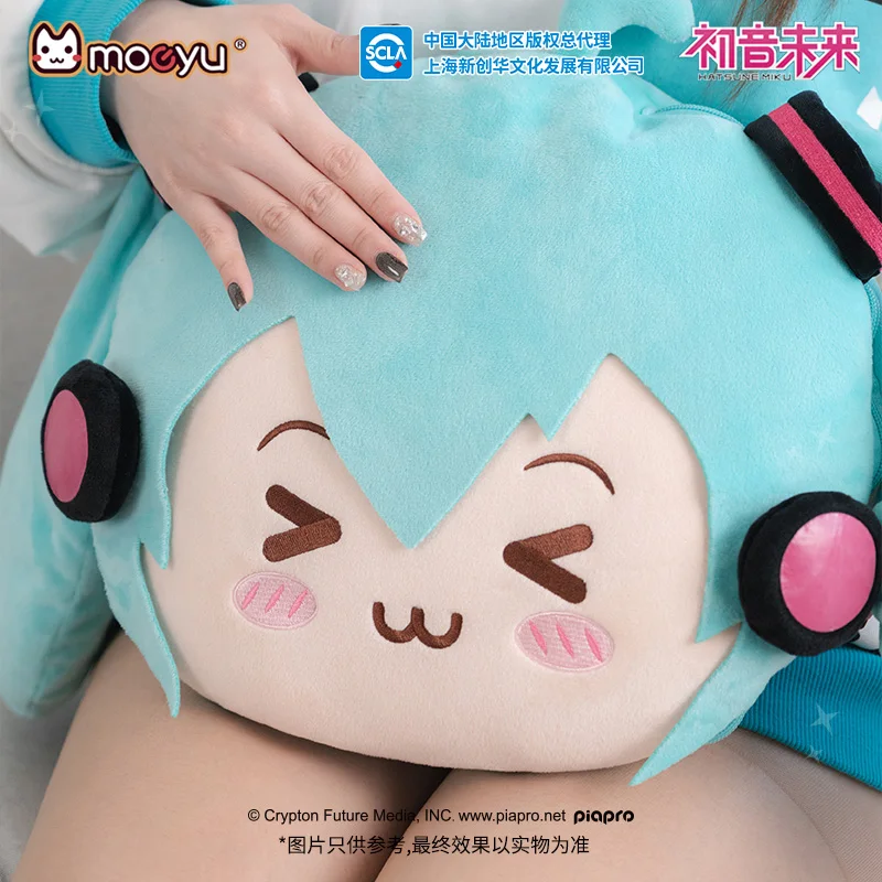 

2024 Moeyu Hatsune Miku плюшевая игрушка многофункциональное одеяло кавайная кукла с капюшоном шаль Подушка Плащ Аниме Vocaloid Косплей Костюм