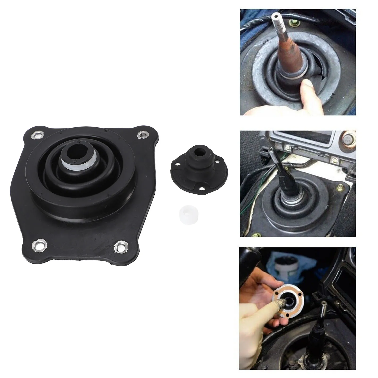 Automatic Gear Dust Cover Shift Handle Cover Change Lever Boot 039817462A Lower Shifter Dust Boot Gear Lever Replacement for MX5 MX-5 Miata NA0164481B