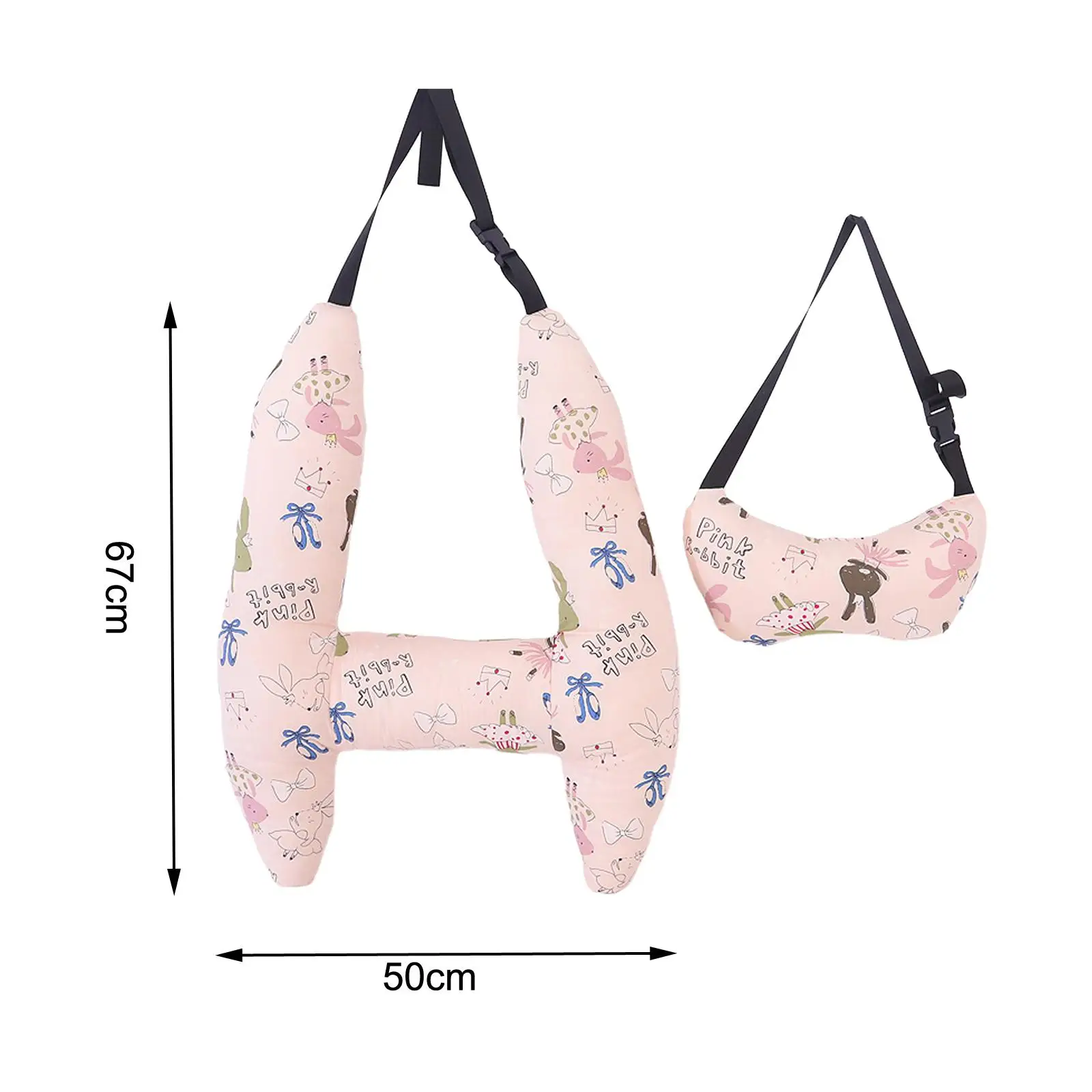 Travel Pillow Cushion Neck Arm Supports Washable Breathable Cartoon Neck Pillows Adults Children