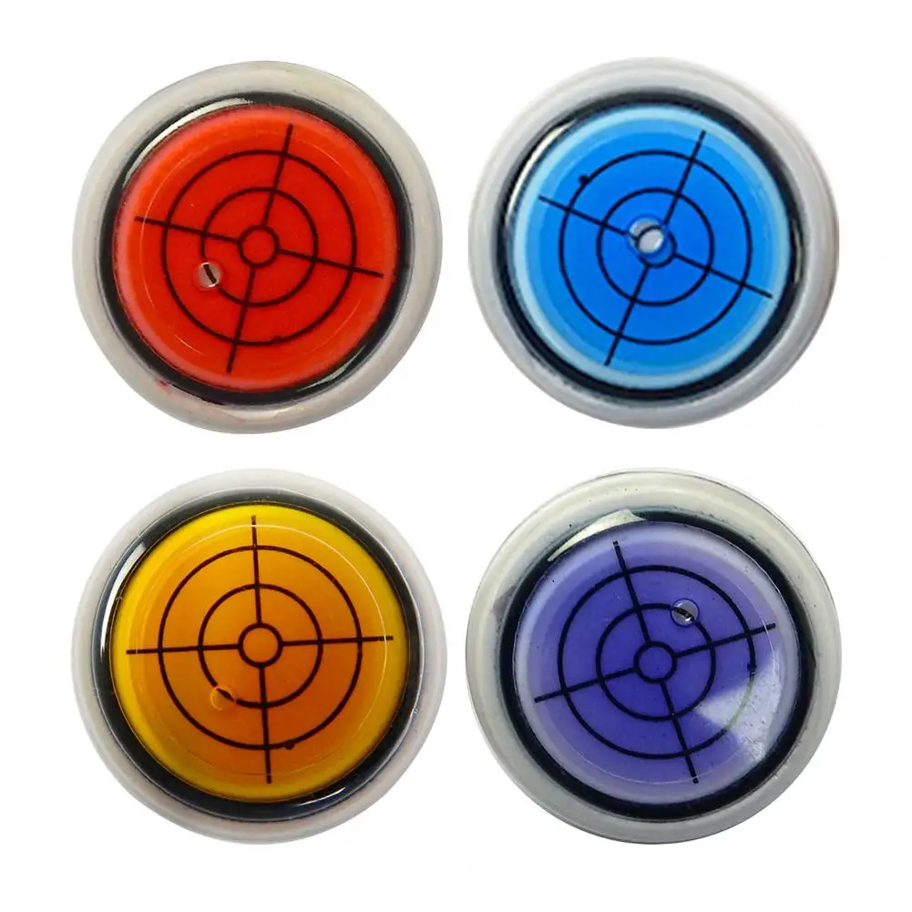 Slope Reading Golf Ball Marker Magnetic Bubble Level Golf Ball Marker Clip for Men Women Golfers Round Cap Mark with Level