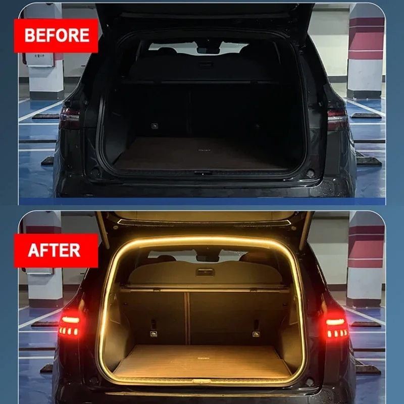 Für RENAULT Grand Koleos Hinten Stamm LED Licht Bar Streifen Stamm Innen Dekorative Lampe Streifen Automatische Gepäck Atmosphäre Licht – Detail 8