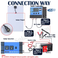 Kit de panneaux solaires 600W, onduleur de puissance 6000W, contrôleur de charge solaire 100A, système d'énergie solaire hors réseau pour la maison, DC12V vers AC220V 5