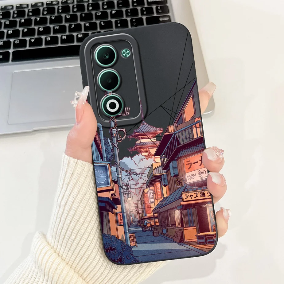 Cute Cat Dinosaur Cartoon Soft Silicone Matte Phone Case