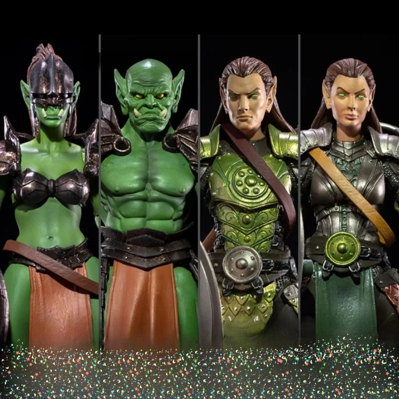 

[Scene] Four Knights Mythical Legion Game Blade of the Void Series Male and Female Orcs and Male Elves Mobile Toys