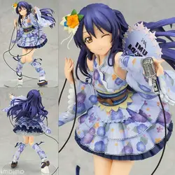 8.2inch Hand-Made Japan Anime PVC Cartoon Action Doll Toy COSPLAY Sonoda Umi Kimono Yukata Accessories Love Live