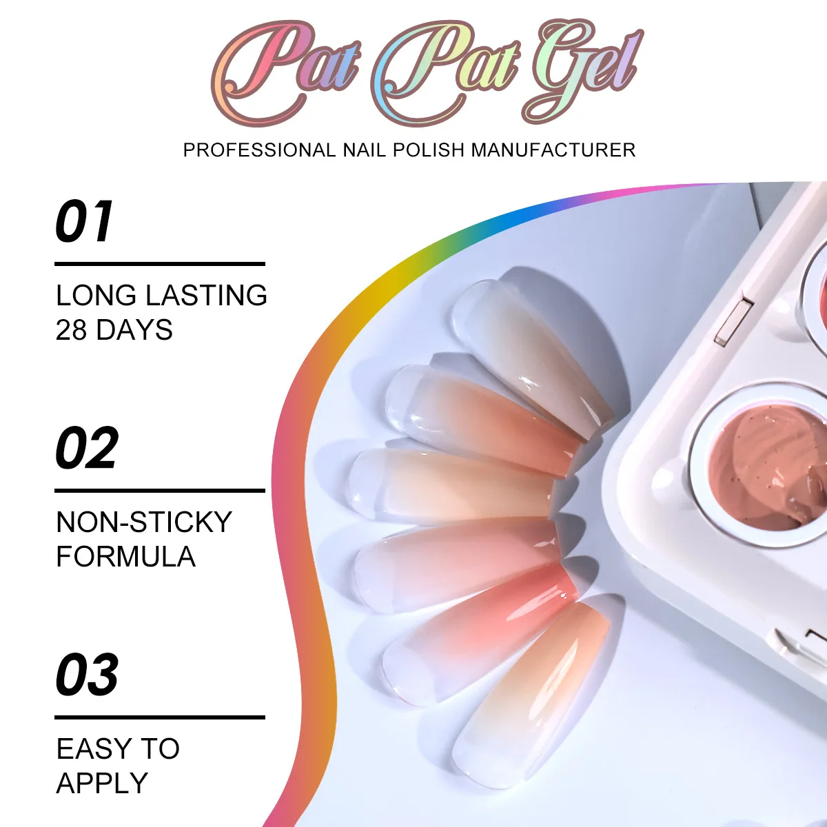 6색 쿠션 그라데이션 페인팅 젤 할로 염색 에어 쿠션 패팅 글루 점진적 변화 UV/LED 블러쉬 블루밍 아우라 네일 폴리쉬