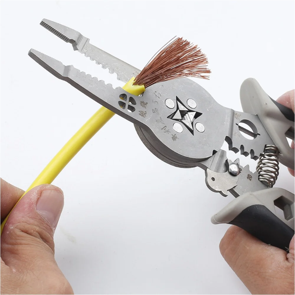 Versatile Multi-functional Crimping Pliers for Wire Processing and Terminal Crimping