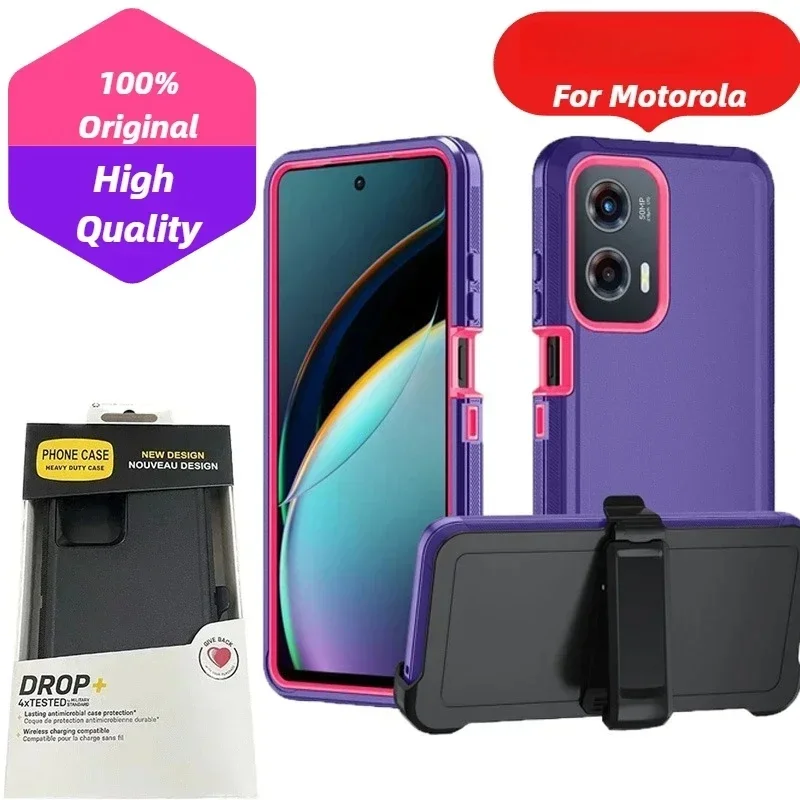 Defender Series Anti-Drop Case with Box & Clip