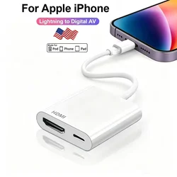 4K SyncScreen Lightning to Digital HDTV and AV Adapter (2 - in - 1 iPhone HDMI)