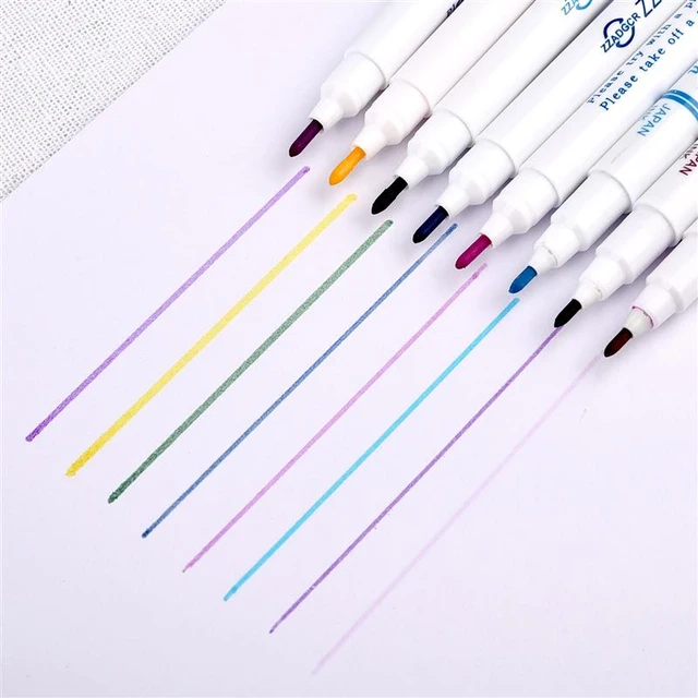 1pc Water Soluble Pens Ink Disappearing Fabric Marker Pen DIY Cross Stitch  Water Erasable Pencil For Quilting Sewing Tools