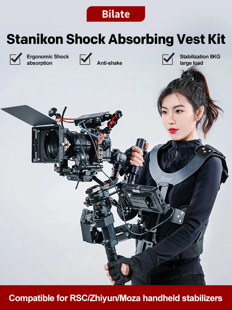 Bilate Steadicam Vest 3-Axis Stabilizer Vest Arm Shock Absorbing 