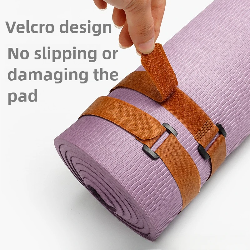 Yoga strap belt Adjustable Yoga Mat Strap Velcro Fastener Non-Slip Exercise Accessories Storage Cord Durable Stretch Bungee Tie Hook Loop