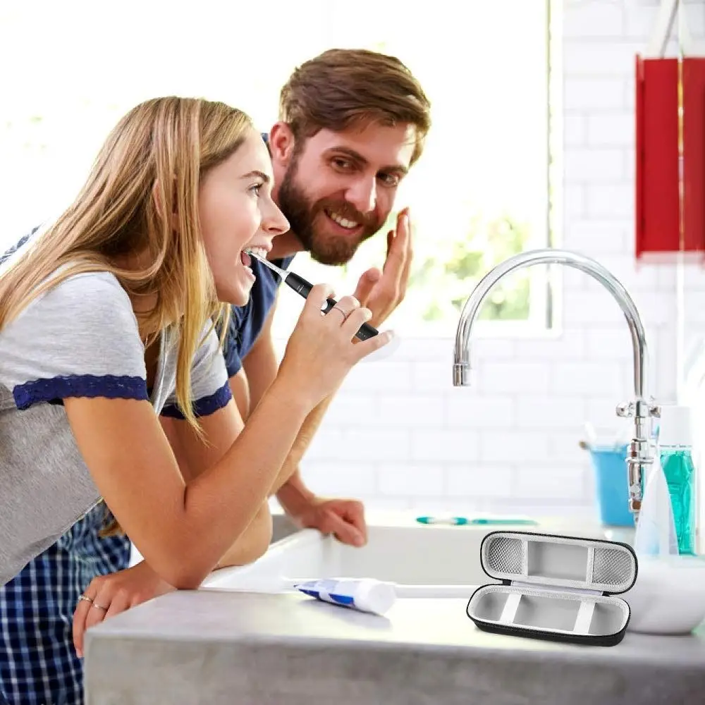메쉬 포켓이 있는 전동 칫솔 운반 케이스, 여행용 상자 보호 보관 가방, Oral-B, Oral-B Pro Smartseries, IO 시리즈