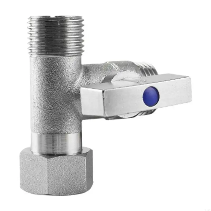 97QC T Connector Valves Adapter easy installs Stop Valves Simple Installs for Handheld Bidet Sprayer & Toilet Water Supply
