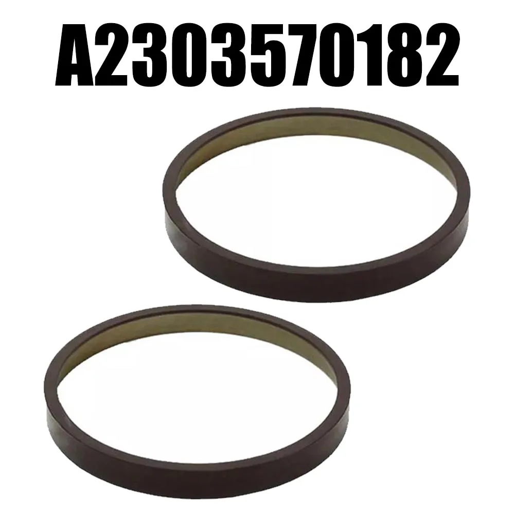 2pcs Car Rear ABS Ring For Mercedes W204 W211 W212 R230 A2303570182 ABS Sensor Rotor Sealing Ring Interior Accessories