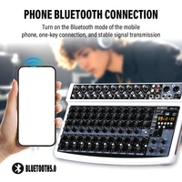 BOMGE 12-Channel Professional Audio Mixer, RCA, XLR Microphone Jack, 48V Power, 99 DSP For Professional and Beginners 2