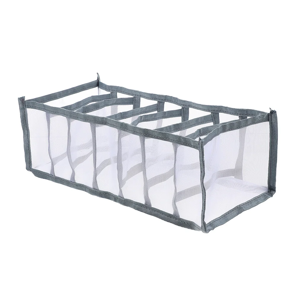 

Clothes Storage Box Drawer Storage Organizer for 7-grid Mesh Jeans Multi-grid Wardrobe Closet