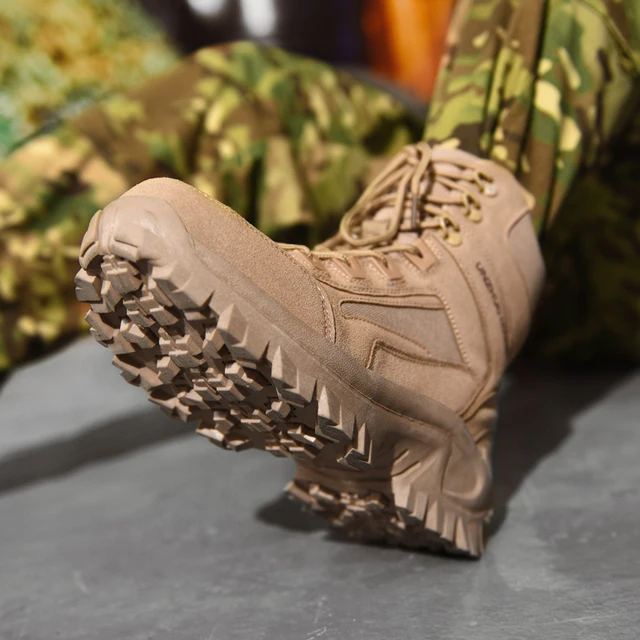 Botas De Trabajo Tácticas Militares De Caña Alta Y Sólidas Para Hombres